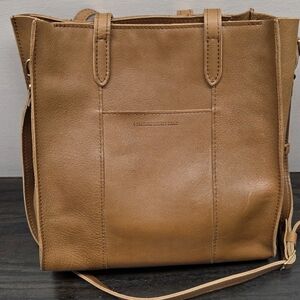 Portland Leather Tan Tote Bag
